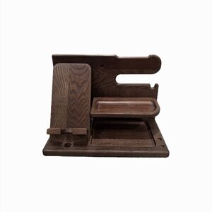 Wooden Charging Station Dock